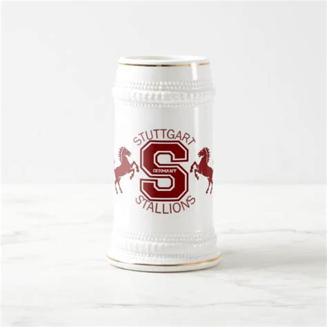 Stuttgart American High School Bier Stein Zazzle