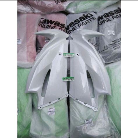 Fairing Sayap Depan Ninja Rr New Set Kanan Kiri Putih Original Lazada