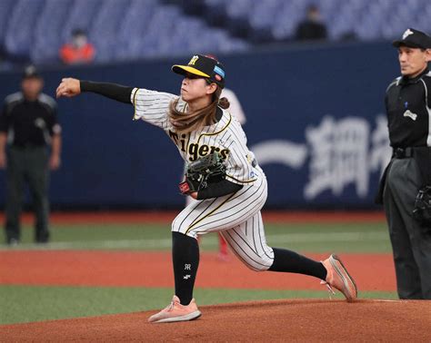 阪神タイガースwomen・森若菜が始球式 昨年女子野球w杯日本代表選出の最速129キロ右腕― スポニチ Sponichi Annex 野球