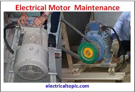motor preventive maintenanceppmtypes schedule procedure