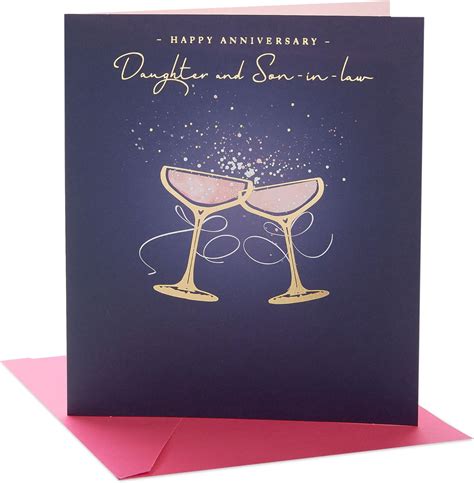 Daughter Son In Law Th Wedding Anniversary Card On Your Silver