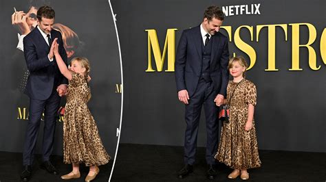 Maestro Star Bradley Cooper Brings Daughter Lea To Premiere In Rare