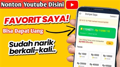 Nonton Youtube Lewat Aplikasi Ini Bisa Dapat Uang Aplikasi Penghasil