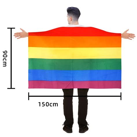 2024 Wholesale Transgender Body Flags Cape 3x5 Lgbtq Lesbian Rainbow