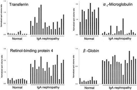 Quantitative Results Of The Spots Of Transferrin Microglobulin