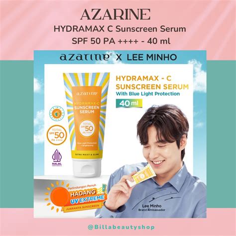 Jual AZARINE Hydramax C Sunscreen Serum SPF 50 PA 40 Ml Shopee