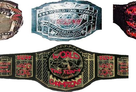 The ECW Tag Team Championship Belt... : r/SquaredCircle