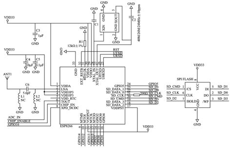 ESP8266 module circuit diagram | Download Scientific Diagram