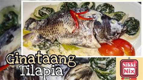 How To Cook Ginataang Tilapia Youtube