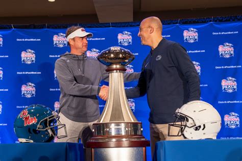 Peach Bowl Pregame Report Penn State Ready For Ole Miss