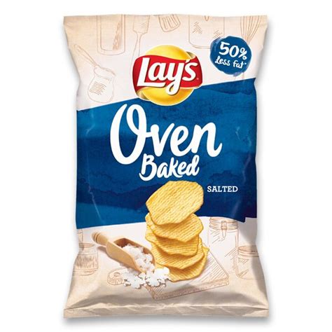 Lays zemiakové chipsy pečené v rúre Solené 125 g Activa