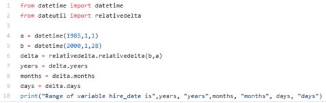 Find The Time Difference Between Two Dates Python Printable Timeline