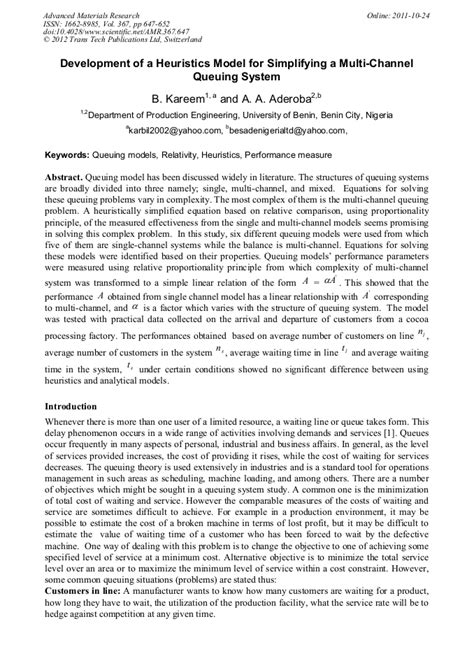 Multi channel systems queing theory - mopladirector 