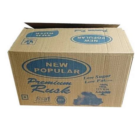 Triple Wall 7 Ply Printed Brown Corrugated Packaging Box At Rs 20 Piece