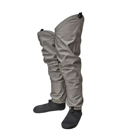 Breathable hip fishing waders polyester neoprene booties - CG Emery