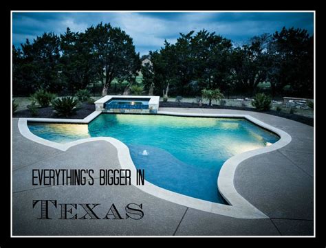 Everythings Bigger In Texas Custom Swimming Pool Swimming Pool