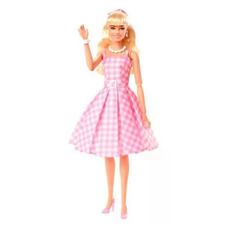 Mattel Lalka Filmowa Barbie Margot Robbie Jako Barbie W R Owej Sukience