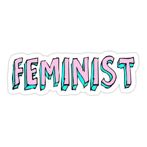 Feminist Stickers By Alexandra552 Redbubble