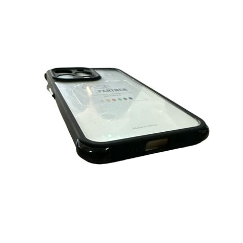 Ripley Carcasa Para Iphone Pro Transparente Borde Negro