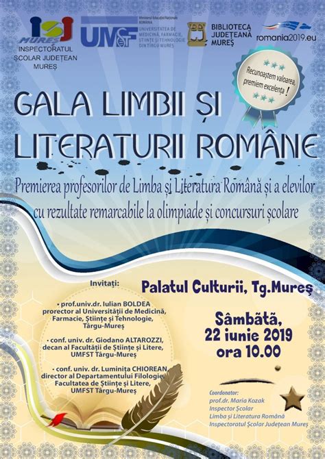 PDF Premierea profesorilor de Limba și Literatura Română și a