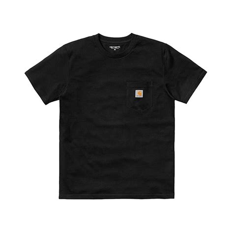 Carhartt Wip Ss Pocket T Shirt Black Highlights