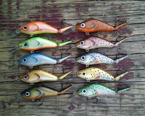 Jointed Fishing Lure Custom Wobbler Cm Inch Etsy