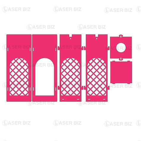 Прямоугольная коробка под бутылку » maket.LaserBiz.ru - Макеты для ...