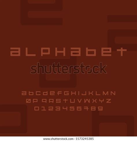 Vector Illustration Font Alphabet Stock Vector (Royalty Free ...