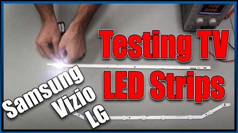 How To Test Led Strip For Led Samsung Vizio Lg Youtube