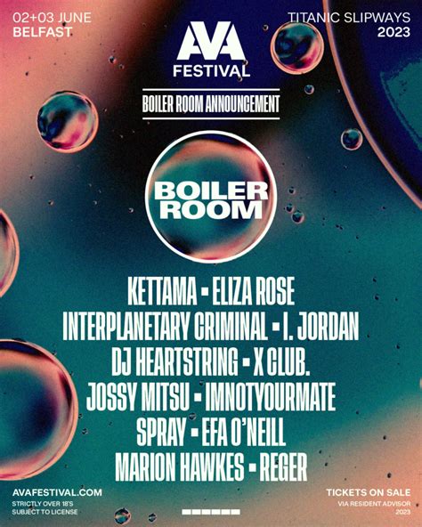 Festival Focus Ava Belfast Announce Boiler Room Stage And Lineup Four