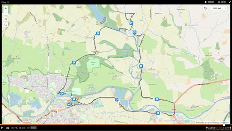 Otley 10 2020 Route map - Otley Athletic Club