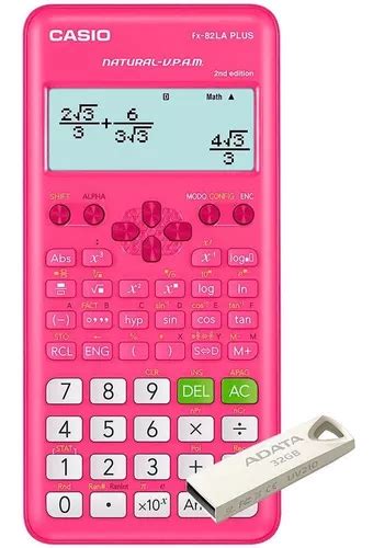 Calculadora Cient Fica Casio Fx La Plus Con Usb Adata Gb Env O Gratis