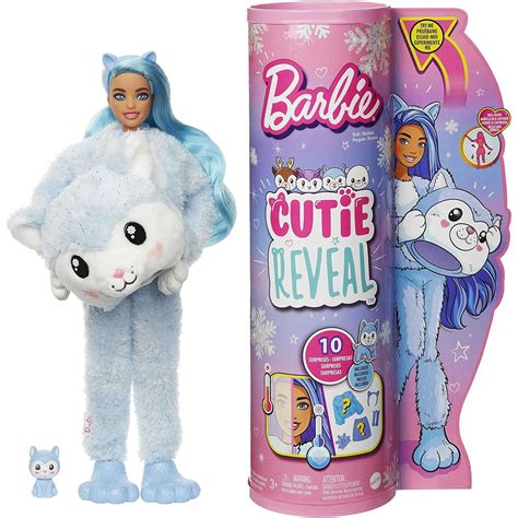 Barbie Cutie Reveal Magia D Inverno Husky Mago Biribago Giocattoli