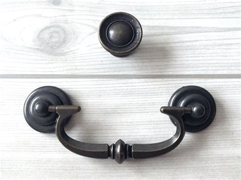 Drop Bail Dresser Pulls Drawer Pull Handles Rustic Etsy