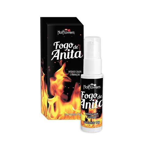 GEL EXCITANTE FEMININO FOGO DE ANITA ESQUENTA E VIBRA G Distribuidora Hot Flowers