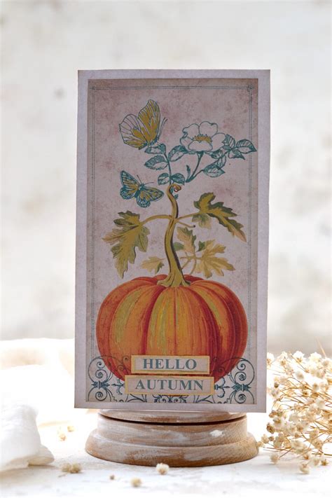 Diy Fall Card The Graphics Fairy