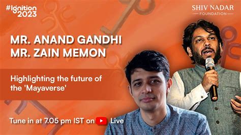 Ignition Th Edition Mr Anand Gandhi Mr Zain Memon Youtube