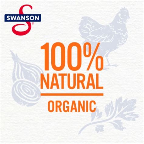 Swanson® Organic Low Sodium Chicken Broth, .32 oz - King Soopers