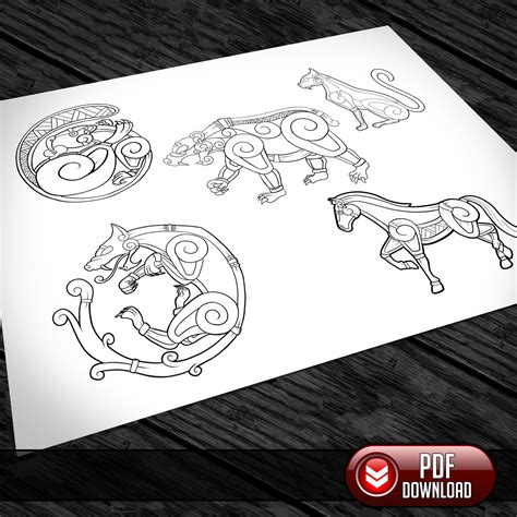 Viking Artwork | PDF + SVG Laser | Dark Horse Workshop