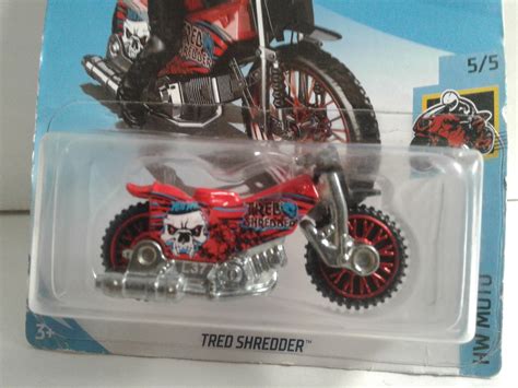 Hot Wheels Red Tred Shredder Hw Moto Motorcycle Etsy