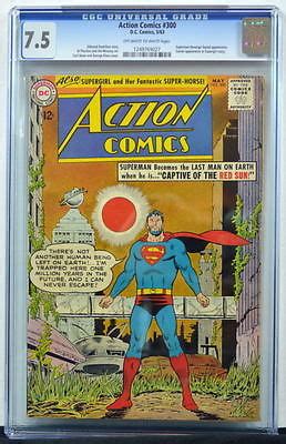 Comicsvalue ACTION COMICS 300 CGC 7 5 Superman 1963 Superman