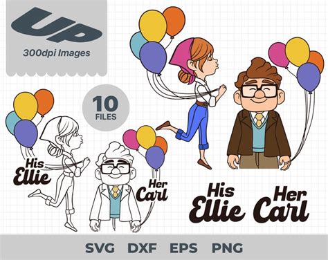 Carl And Ellie Svg