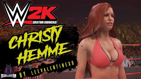 WWE 2K Creation Showcase Christy Hemme WWE2K23 WWE Revelleution