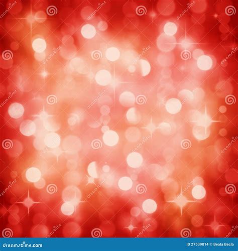 Sparkling Red Christmas Party Lights Background Stock Photo - Image of ...