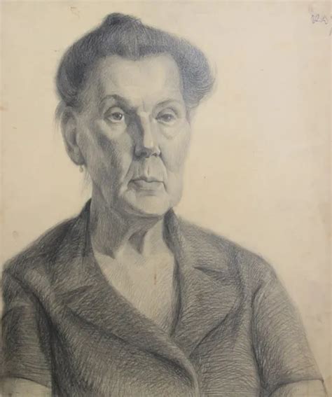 PEINTURE AU CRAYON réaliste portrait de femme signée EUR 96 52