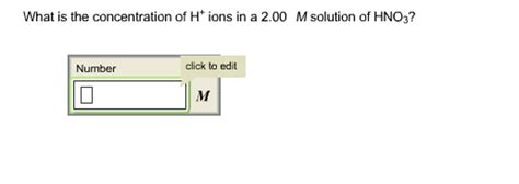 Solved What Is The Concentration Of H Ions In A 2 00 M Chegg