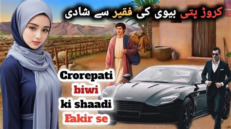 Crorepati Ki Biwi Ne Fakir Se Shaadi Ki Moral Story Urdu Kahani