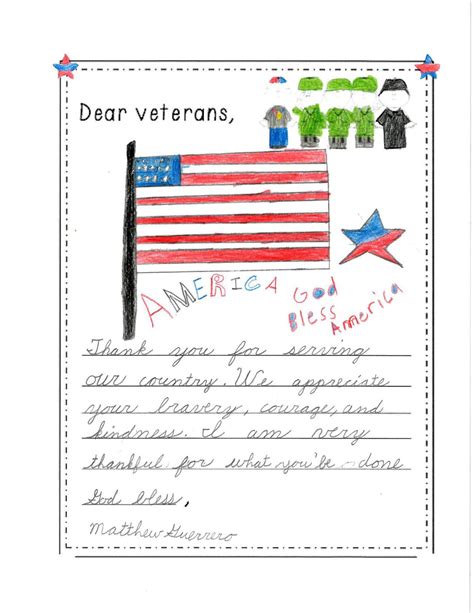 Veteran Letter Template