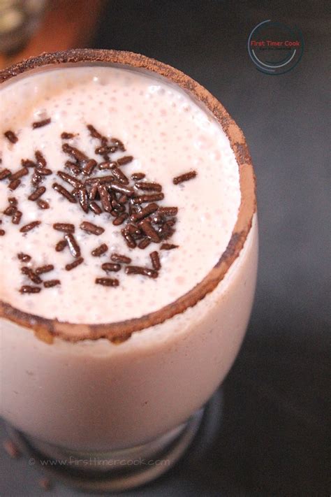 Chocolate Lassi First Timer Cook