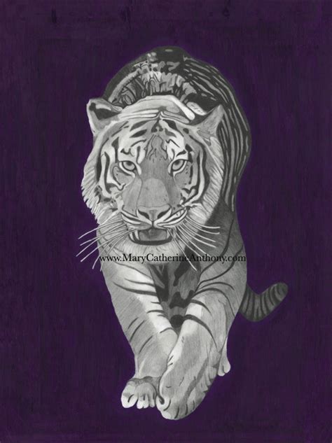 Purple Tiger Prints